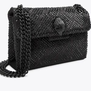 Kurt Geiger Black Studded Crossbody Bag